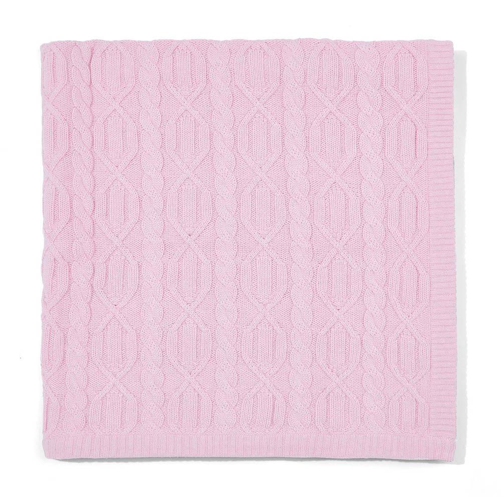 Baby Cotton Chunky Cable Blanket