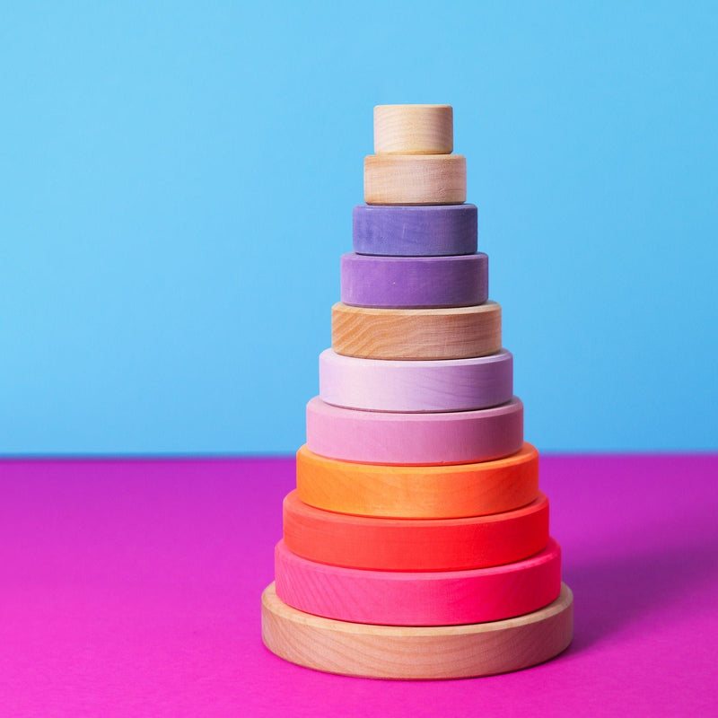 Grimm's Conical Tower Neon Pink