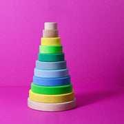 Grimm's Conical Tower Neon Green