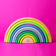 Grimm's Rainbow Neon Green 10 Piece