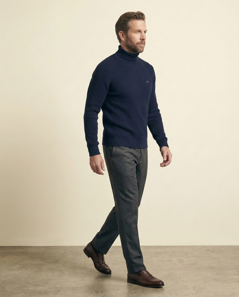 TH Classic Roll-Neck Sweater