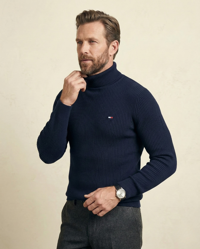 TH Classic Roll-Neck Sweater