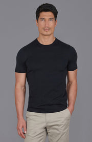 Mens Superfine Mercerised Cotton Knitted T-Shirt