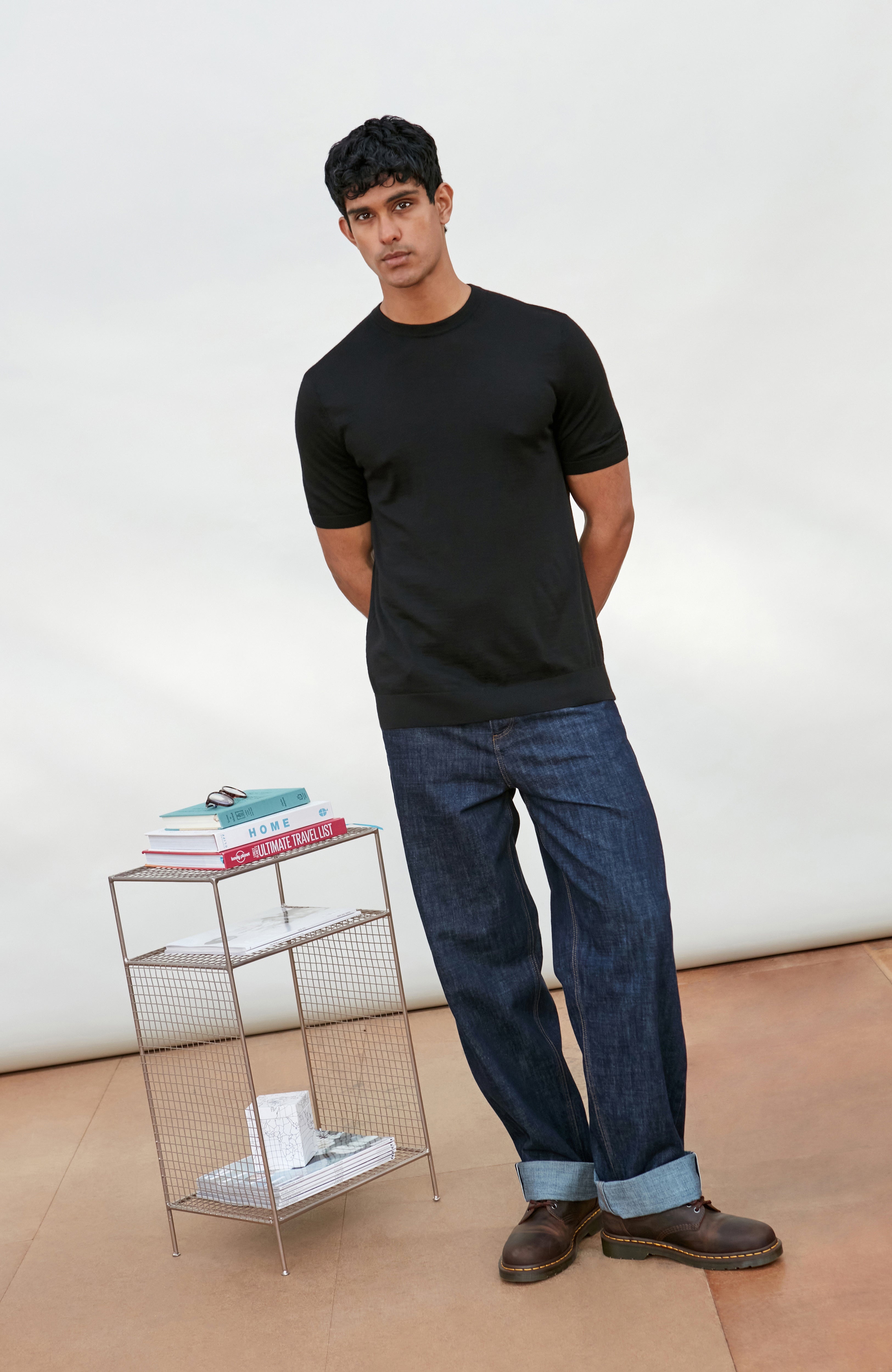 Mens Ultra Fine Cotton Short Sleeve Jumper