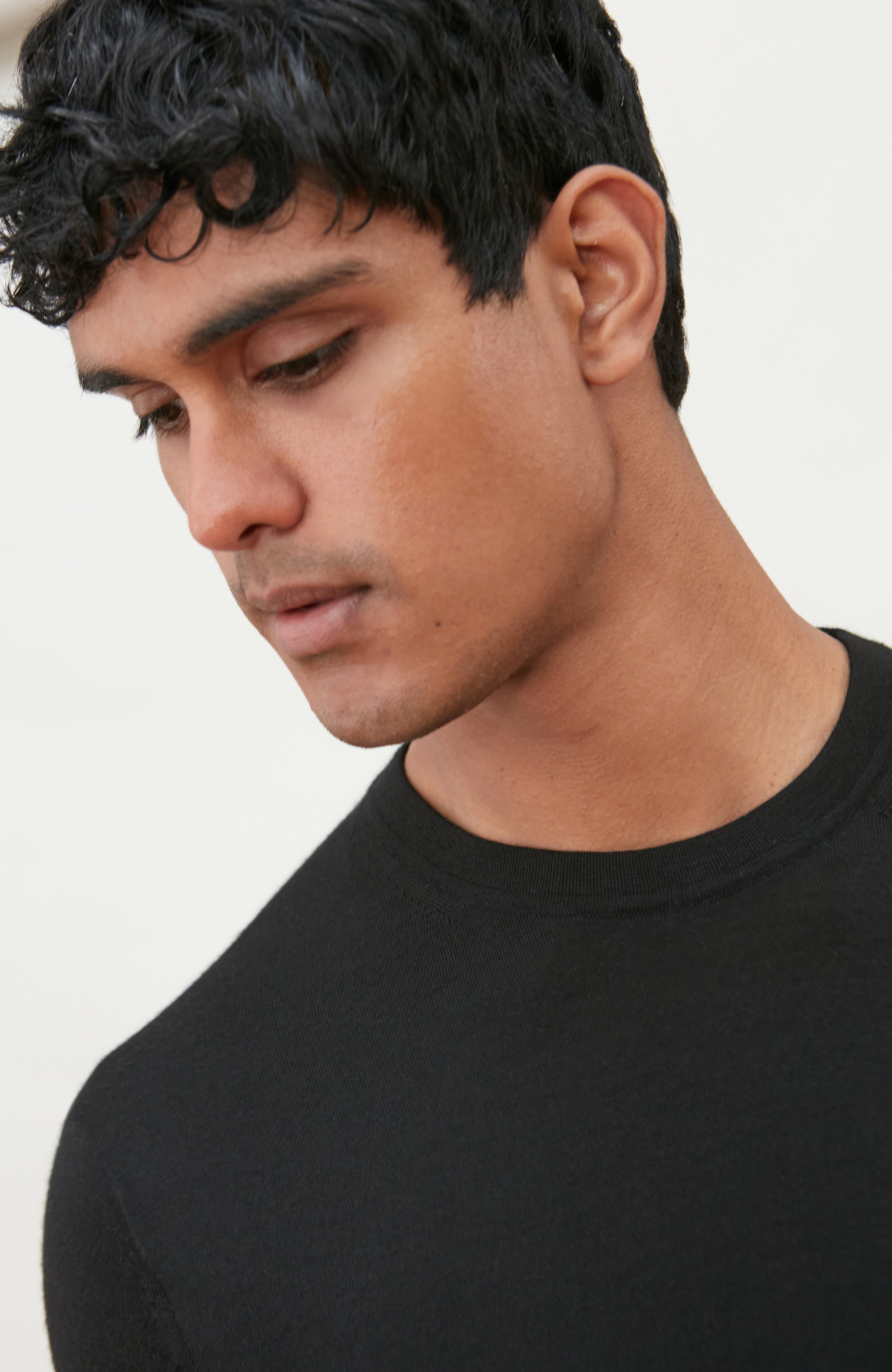 Mens Ultra Fine Cotton Short Sleeve Jumper