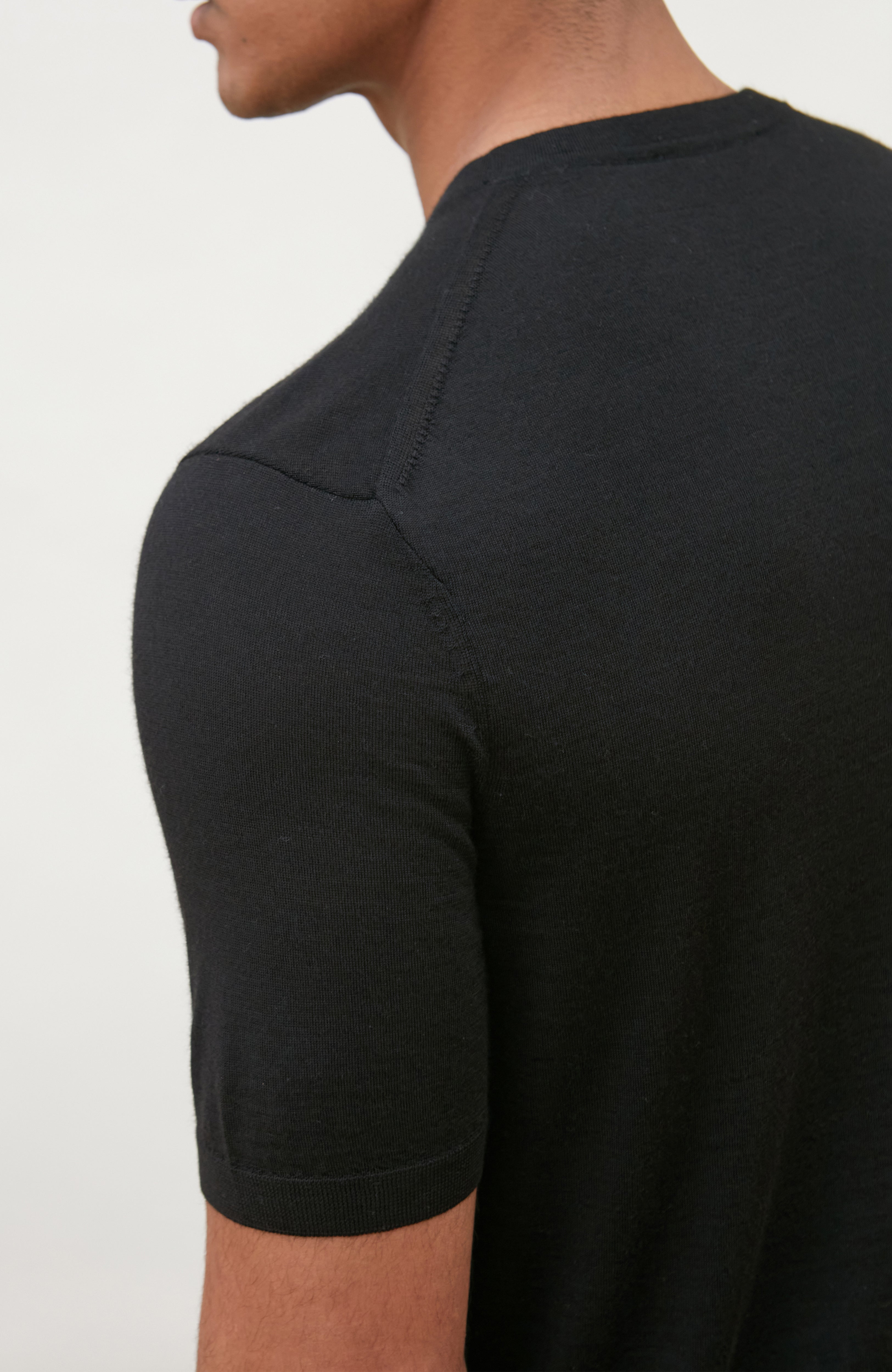 Mens Ultra Fine Cotton Short Sleeve Jumper
