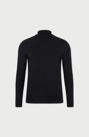 Mens Superfine Merino Mock Turtle Neck Jumper