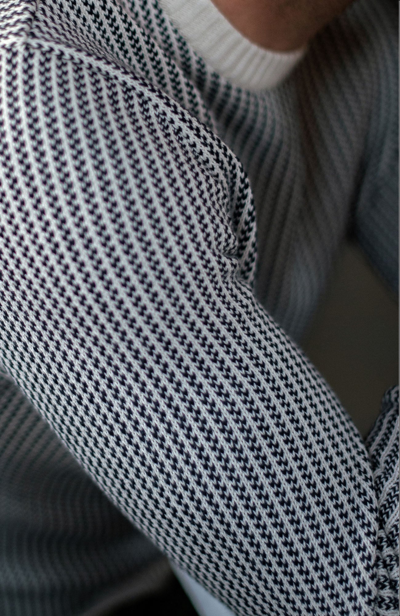 Mens Cotton Fisherman Tuck Stitch Jumper