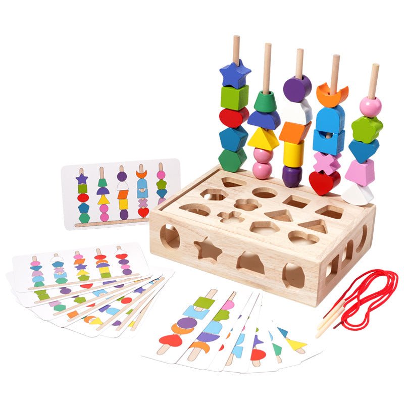 Montessori Children's Color Sensory Enlightenment – Shape Matching Perception