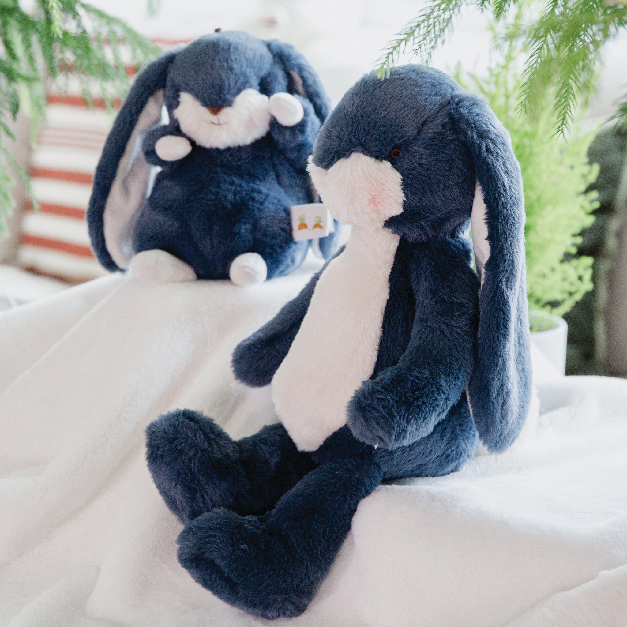 Little 12” Floppy Nibble Bunny - Starry Night Blue