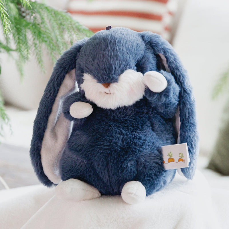 Tiny 8” Nibble Bunny - Starry Night Blue