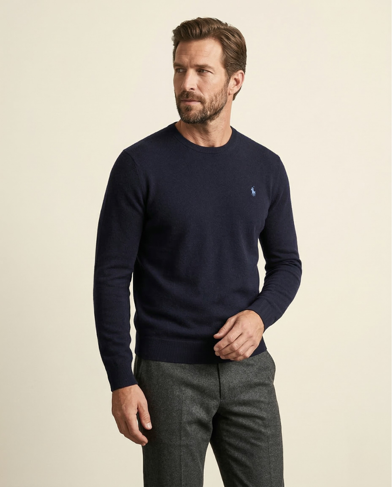 RL Classic Cashmere-Blend Crewneck