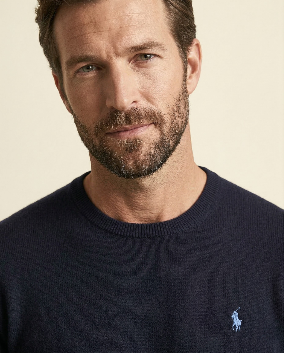 RL Classic Cashmere-Blend Crewneck