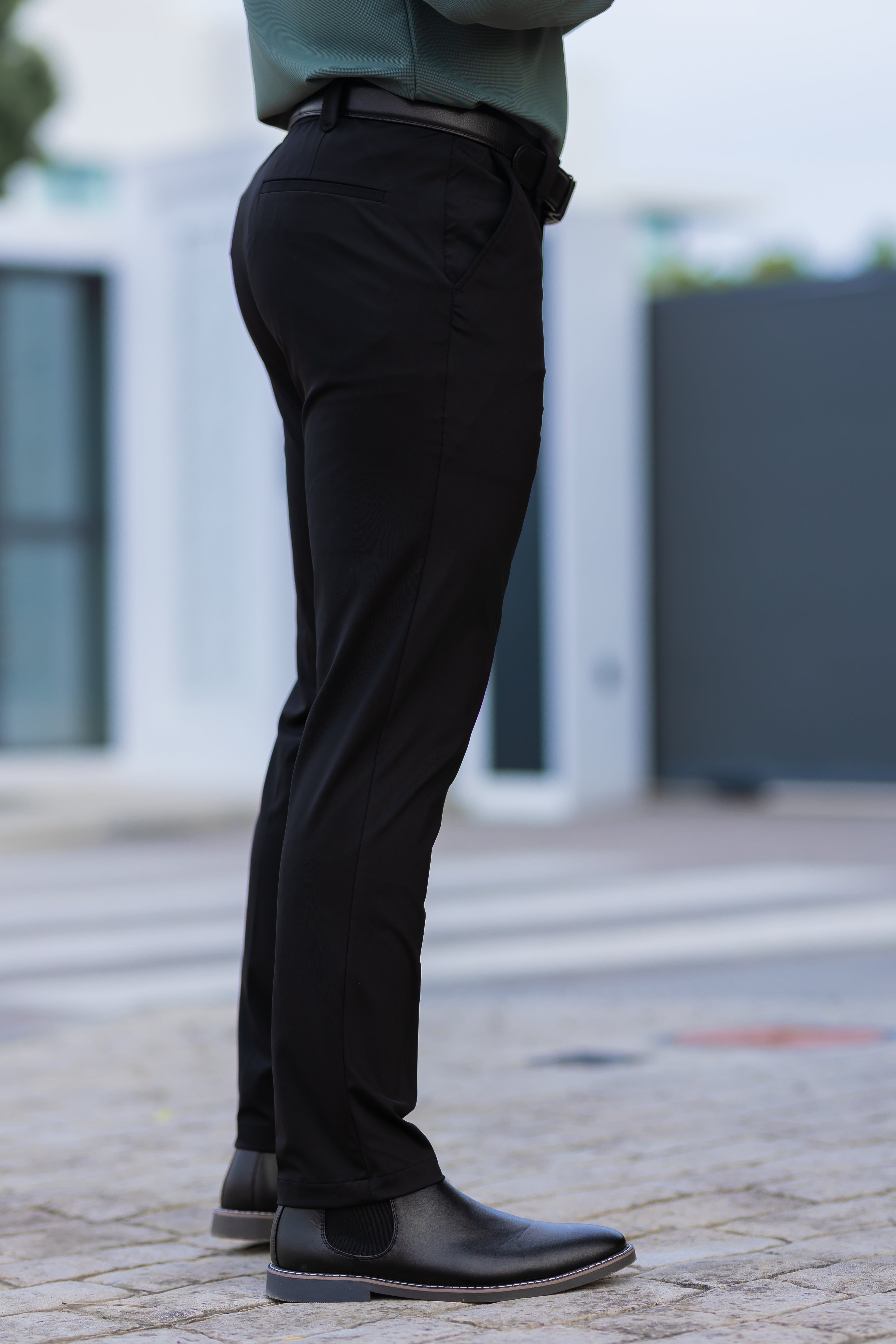 Capriccio Men's Ankle Pants – Tailored Stretch Fit