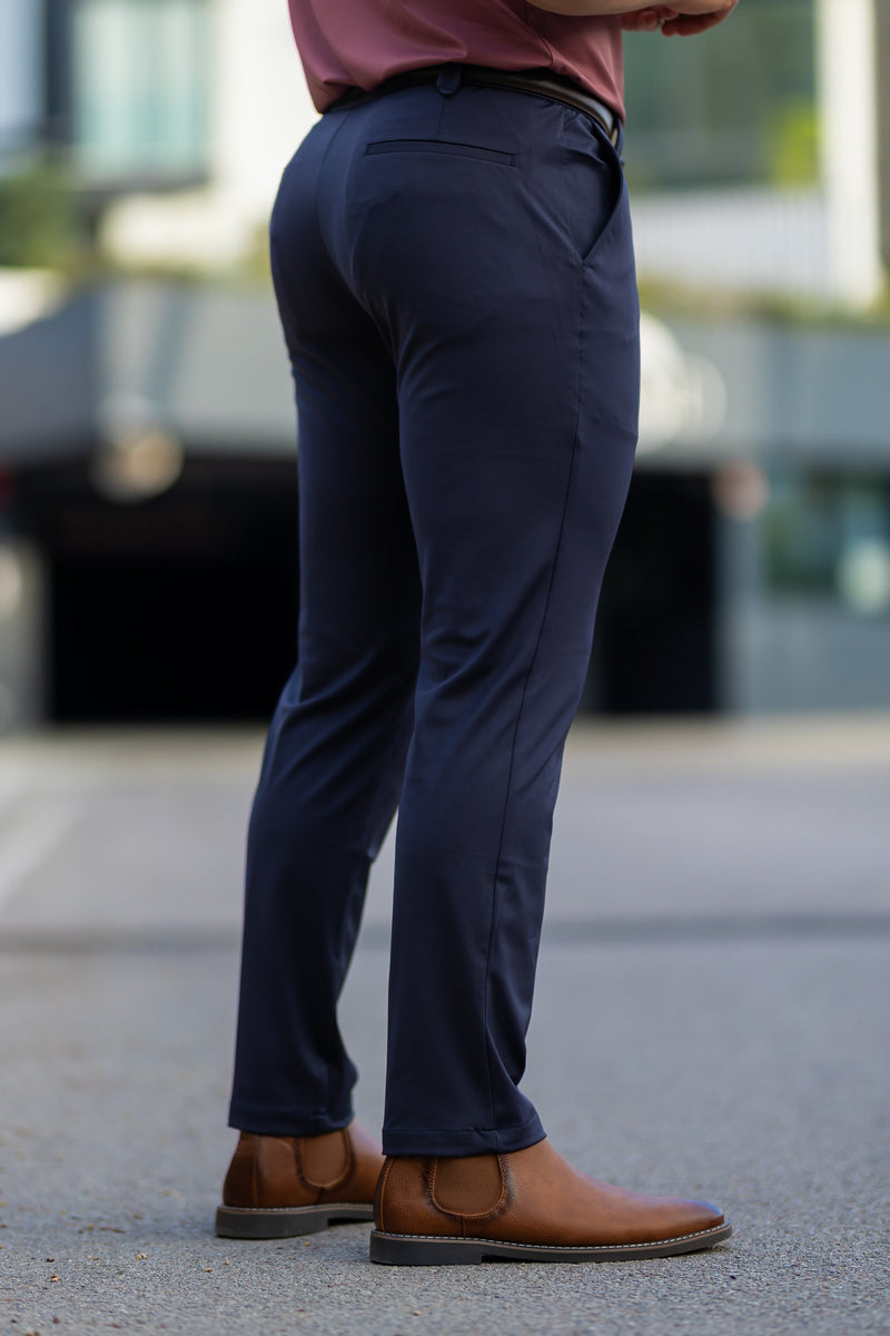 Capriccio Men's Ankle Pants – Tailored Stretch Fit