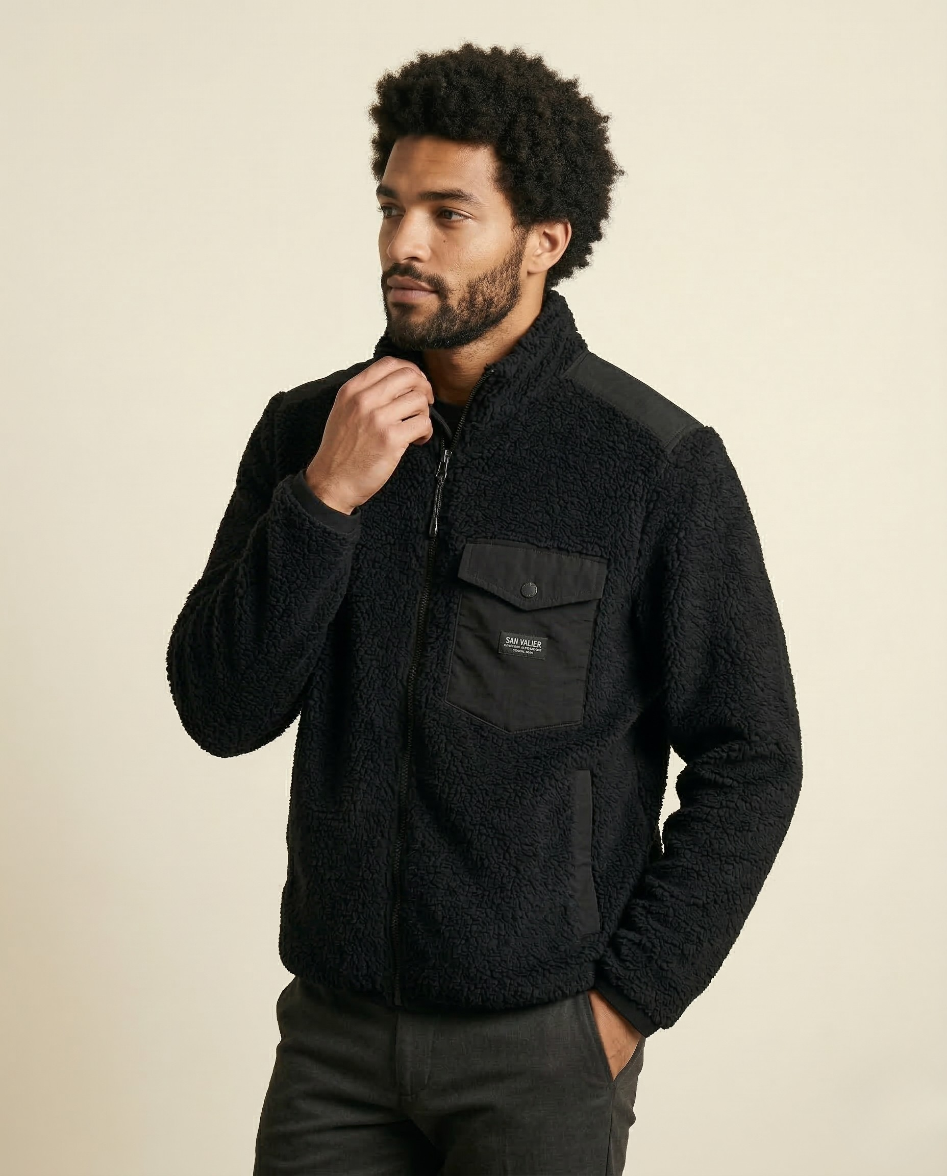 RL Signature Pile Jacket
