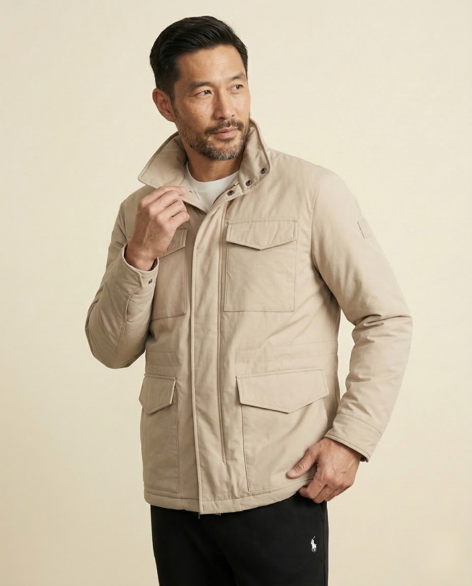 RL Gabardine Hooded Parka