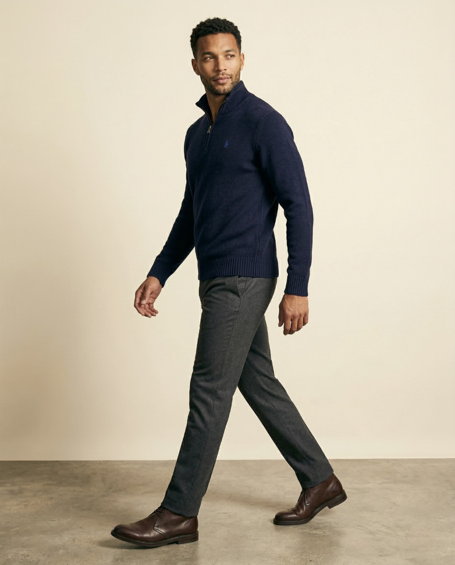 RL The Resort Textured Cotton Pullover