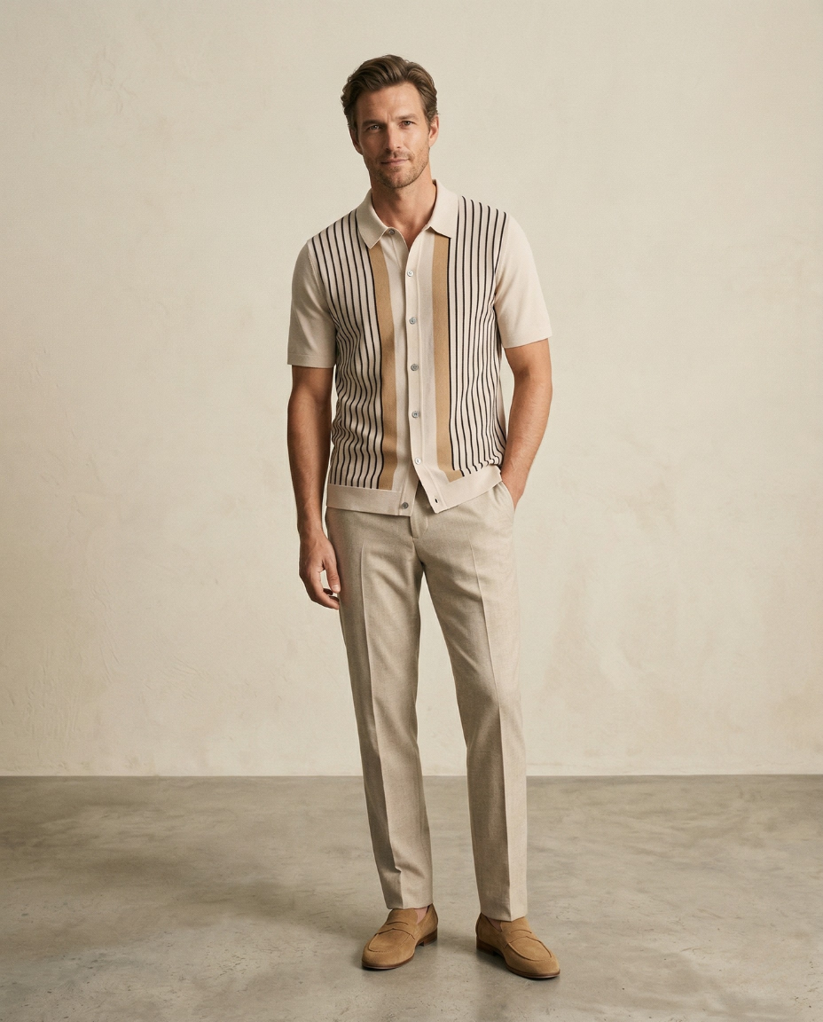 Button Polo Shirt Heritage Line