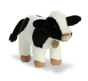 Miyoni Tots Holstein Calf Plush Toy Stuffed Animal, 11 in