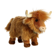 Miyoni Highland Cattle Plush Toy Stuffed Animal, 10 in