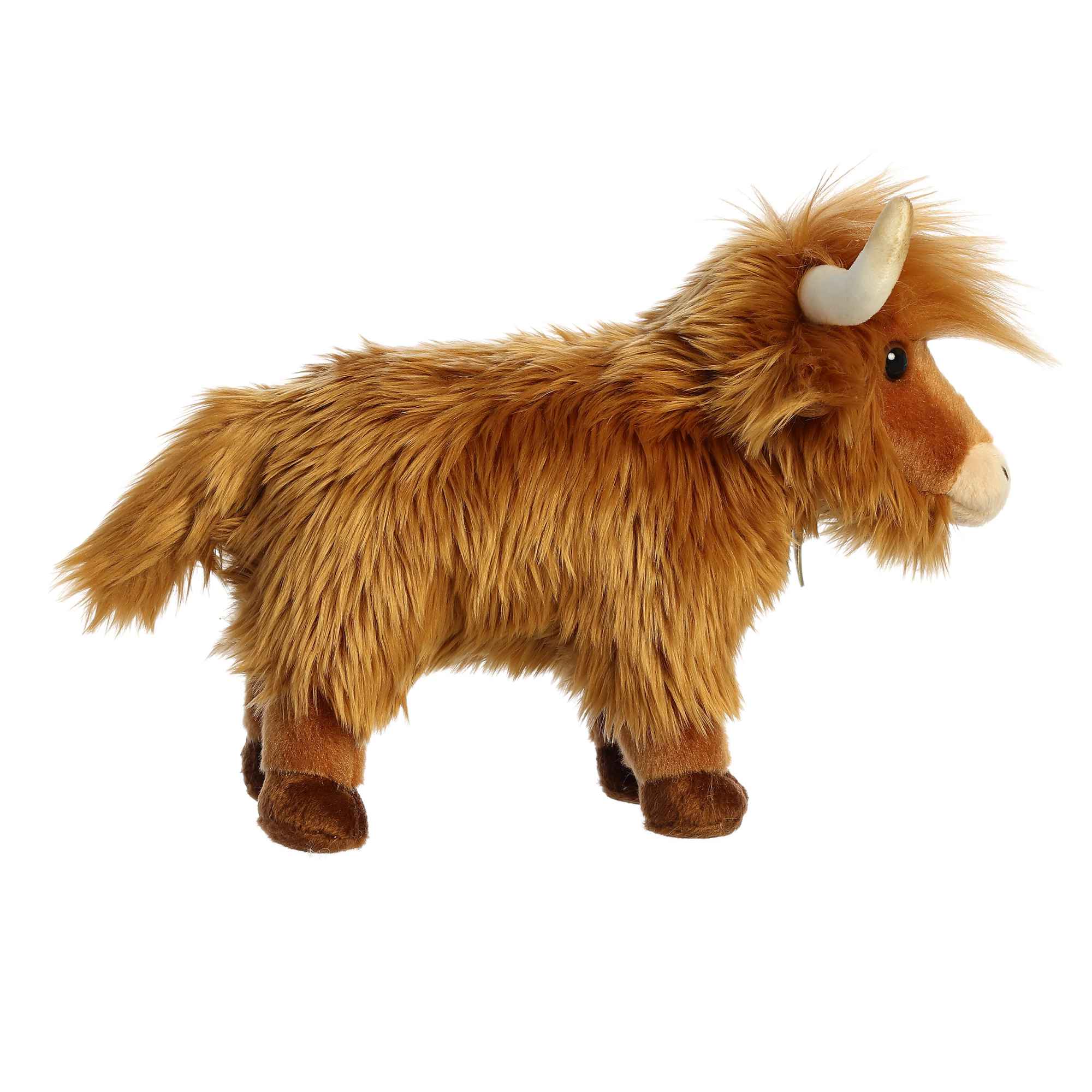 Miyoni Highland Cattle Plush Toy Stuffed Animal, 10 in