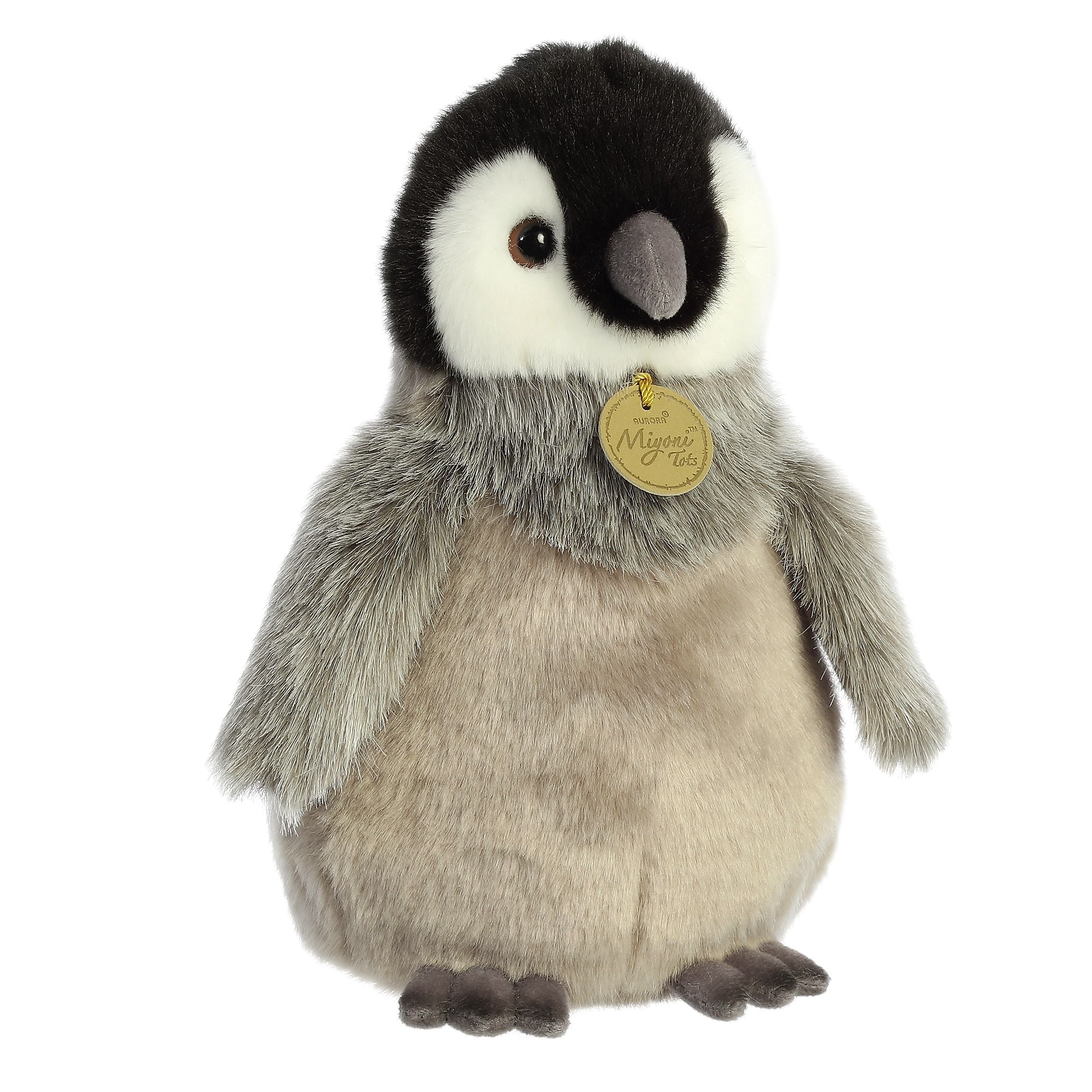 Miyoni Tots Emperor Penguin Chick Plush Toy, 9 in