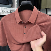 Soffice Minimale Men's Polo Shirt – Slim Fit Short Sleeve