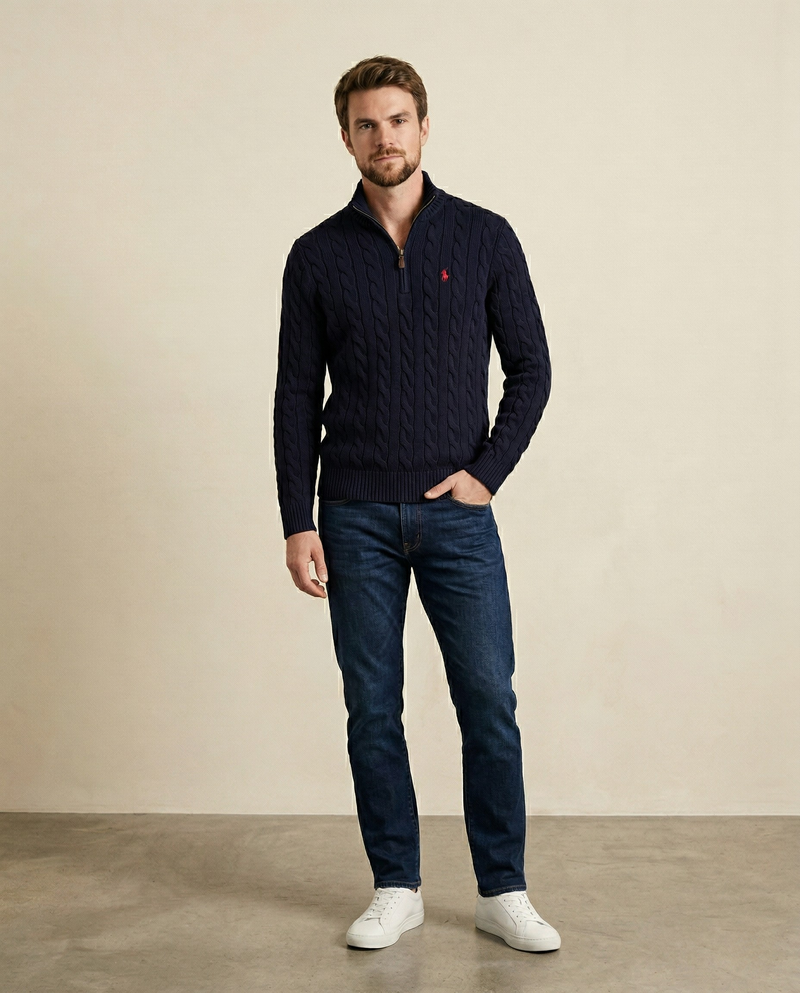 RL Timeless Fireside Textured Sweater