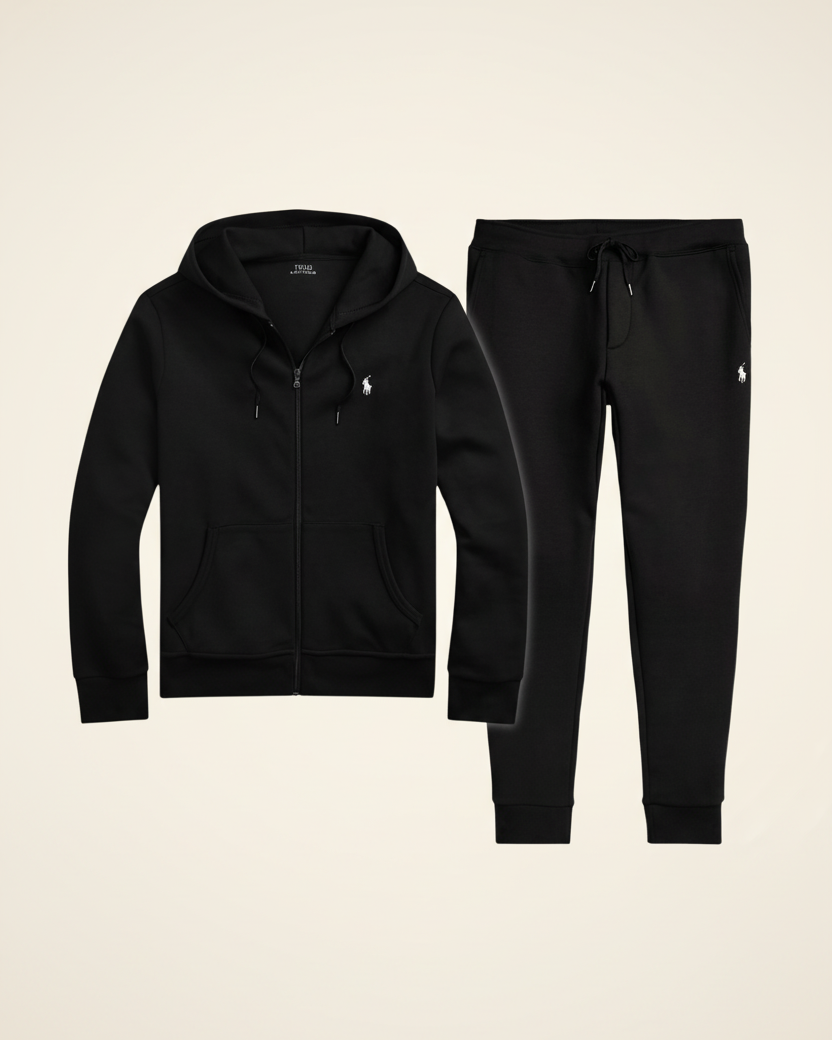 Zip Hoodie Set Essential Comfort