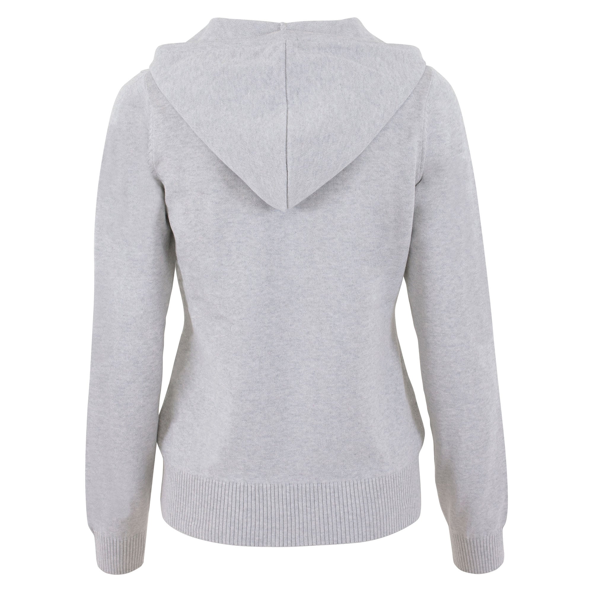 Womens Lightweight Cotton Zip Through Hoodie