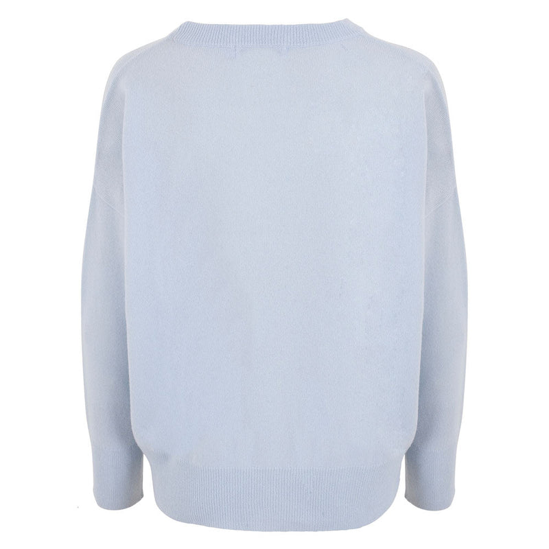 Womens 100% Cashmere Crew Neck Jumper