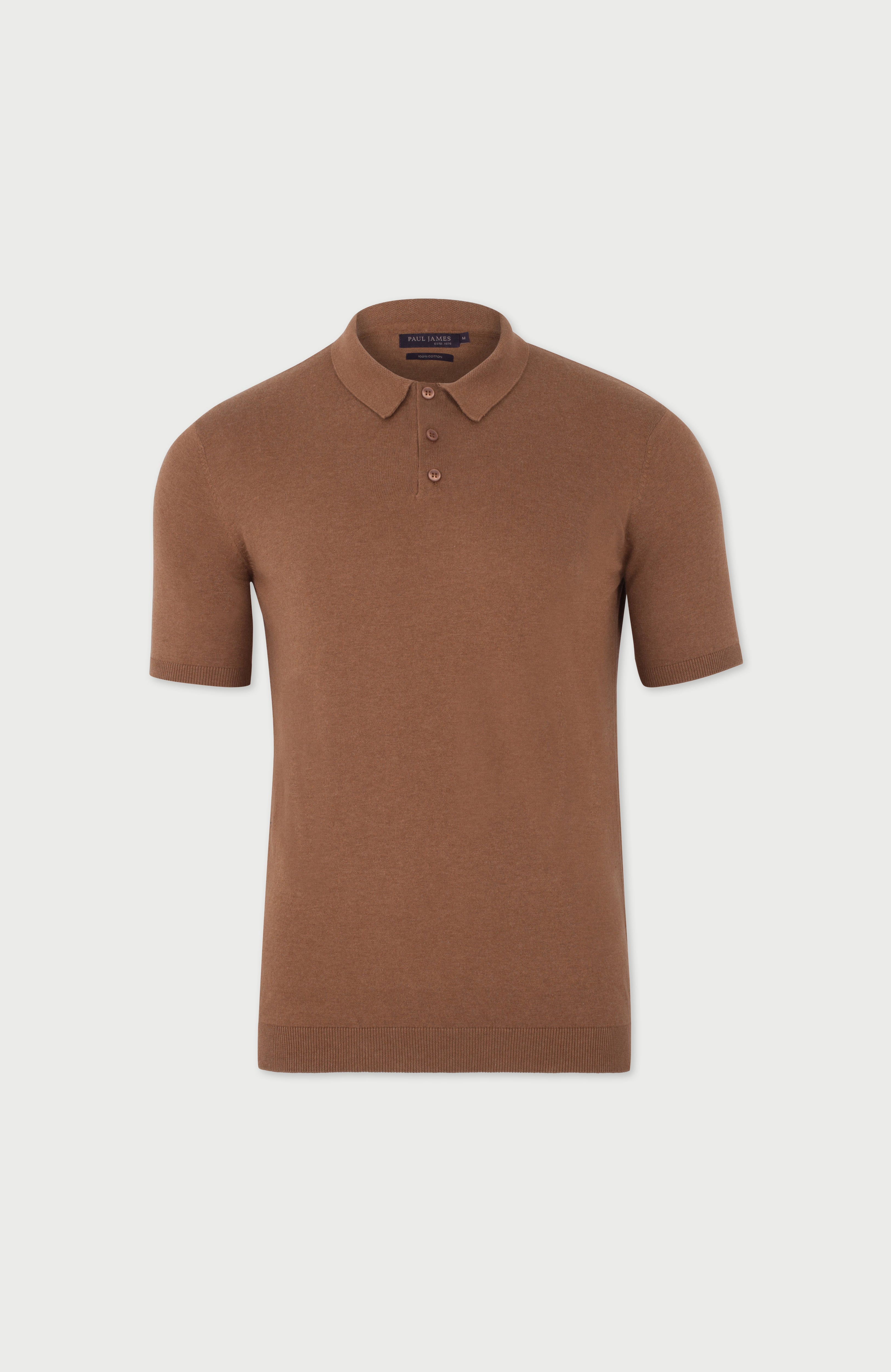 Mens Ultra Fine Cotton Short Sleeve Polo Shirt
