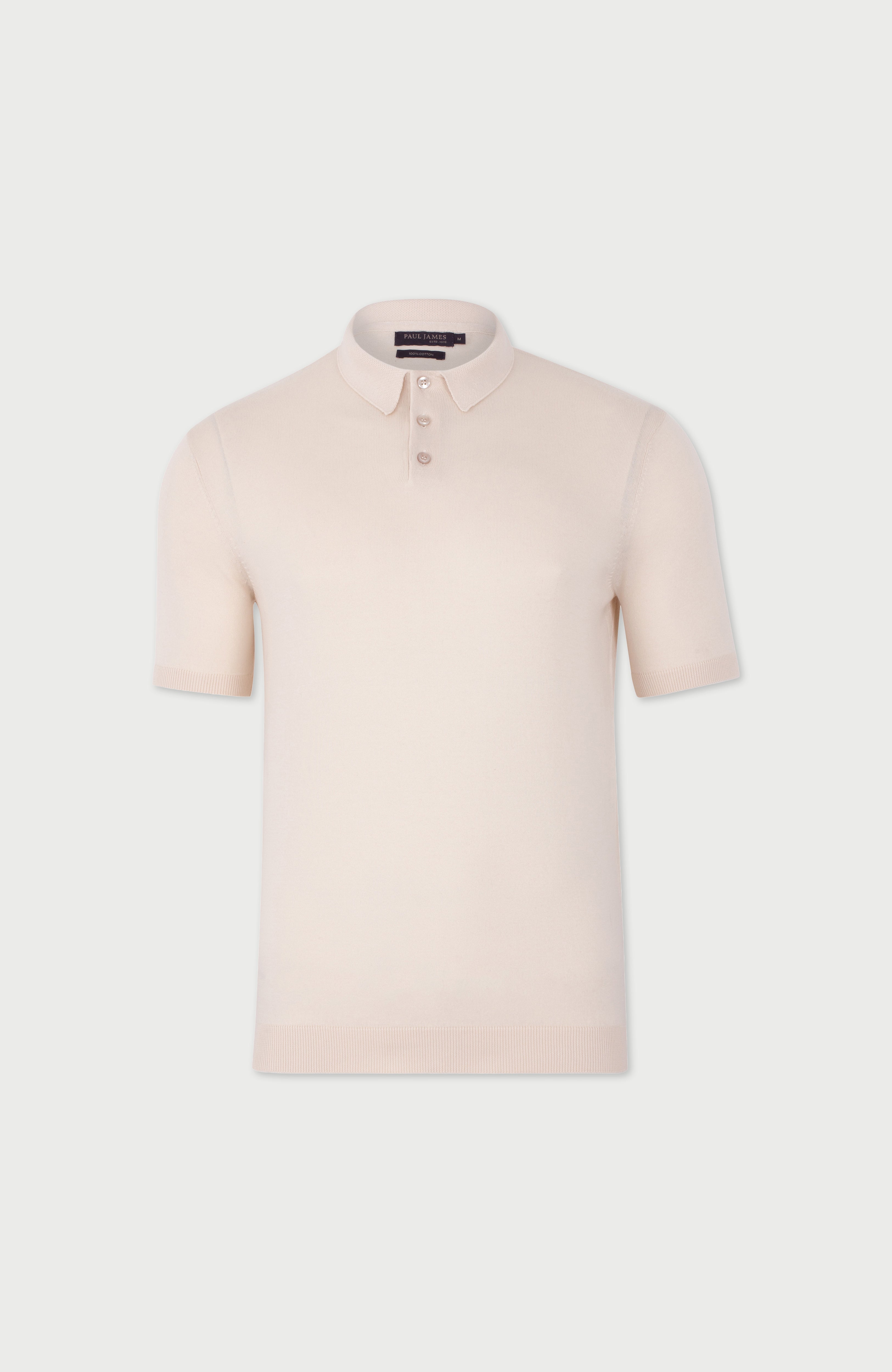 Mens Ultra Fine Cotton Short Sleeve Polo Shirt
