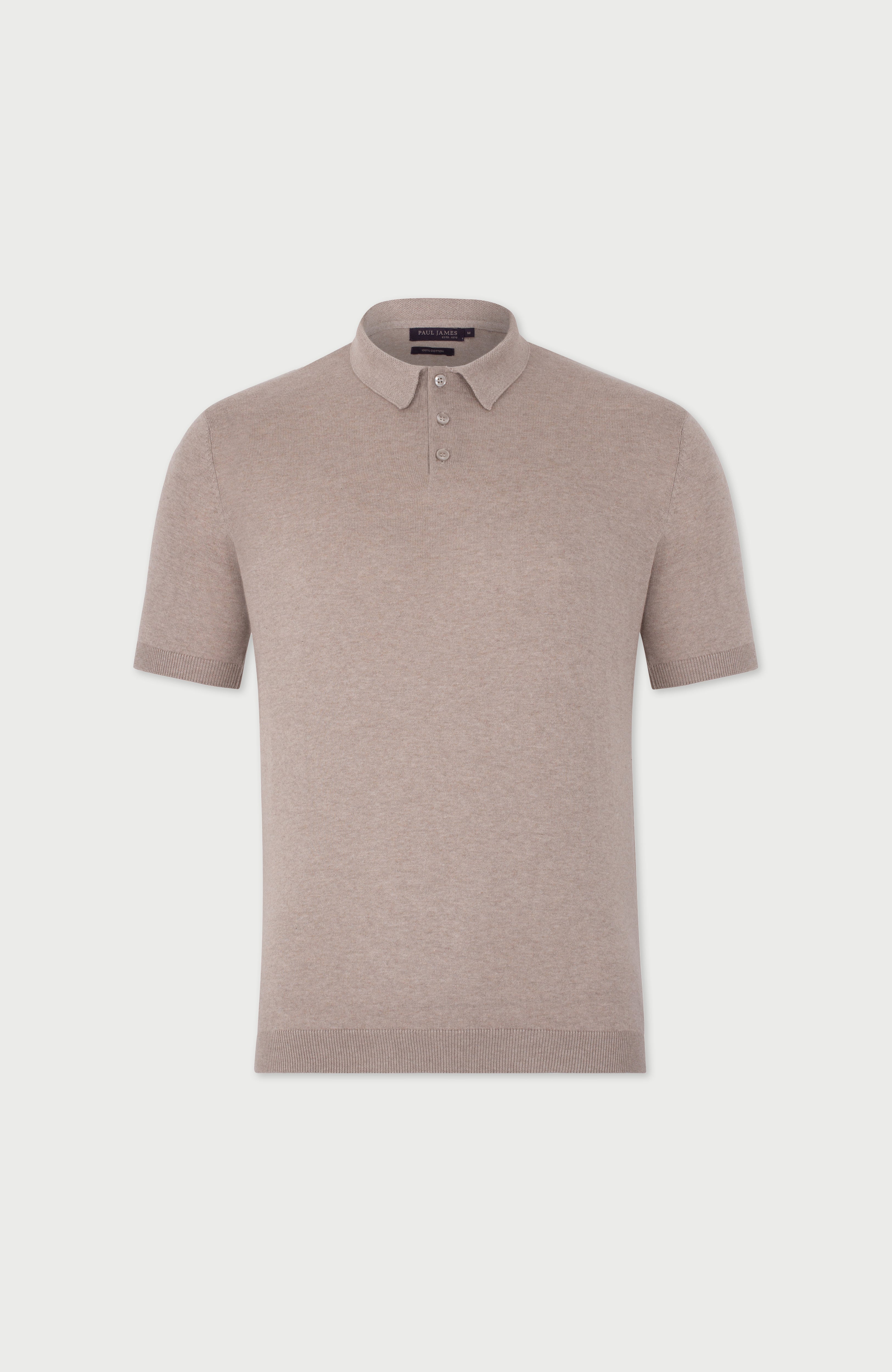 Mens Ultra Fine Cotton Short Sleeve Polo Shirt