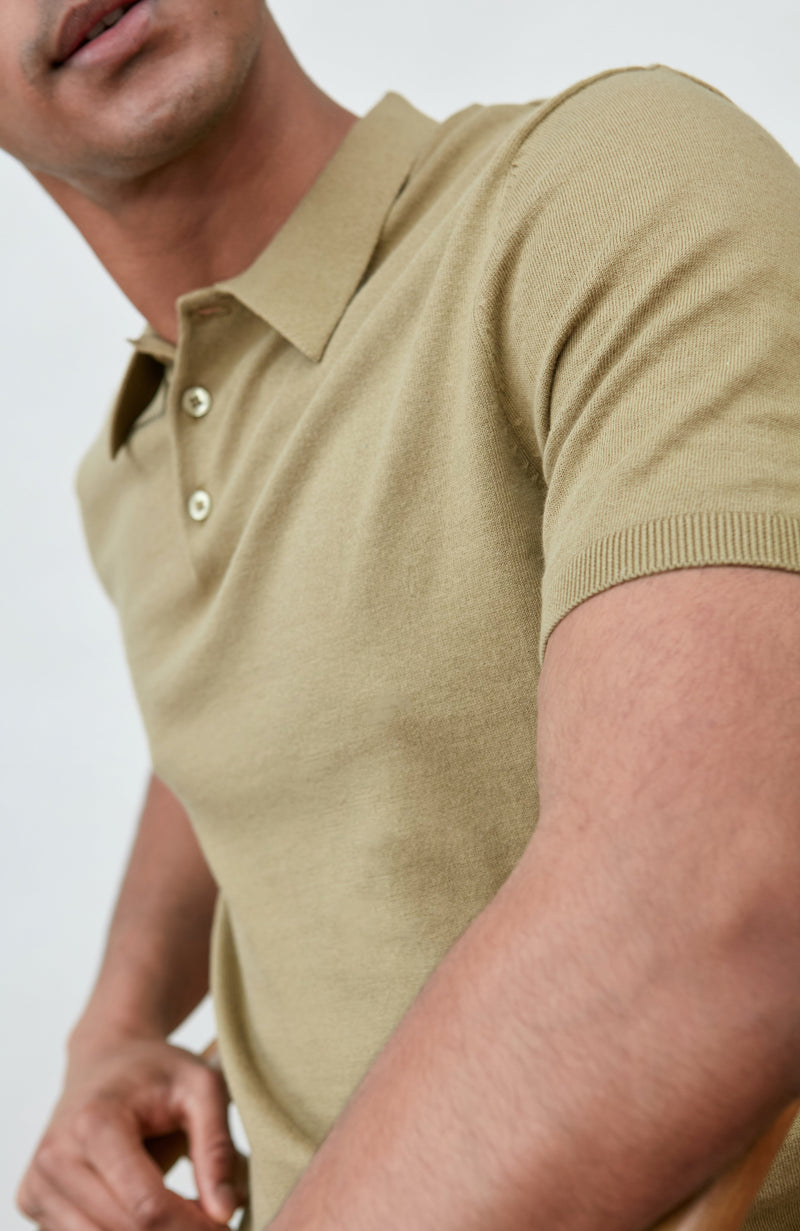 Mens Ultra Fine Cotton Short Sleeve Polo Shirt