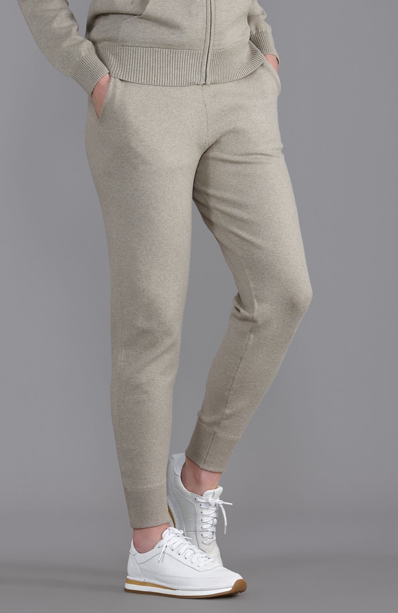 Womens Lightweight Cotton Zip Through Hoodie