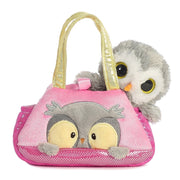 Fancy Pals Peek Boo Owl Plush Toy Stuffed Animal, 7 in