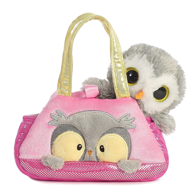 Fancy Pals Peek Boo Owl Plush Toy Stuffed Animal, 7 in