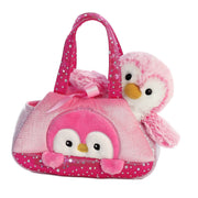 Fancy Pals PomPom Penguin Pink Plush Toy, 7 in