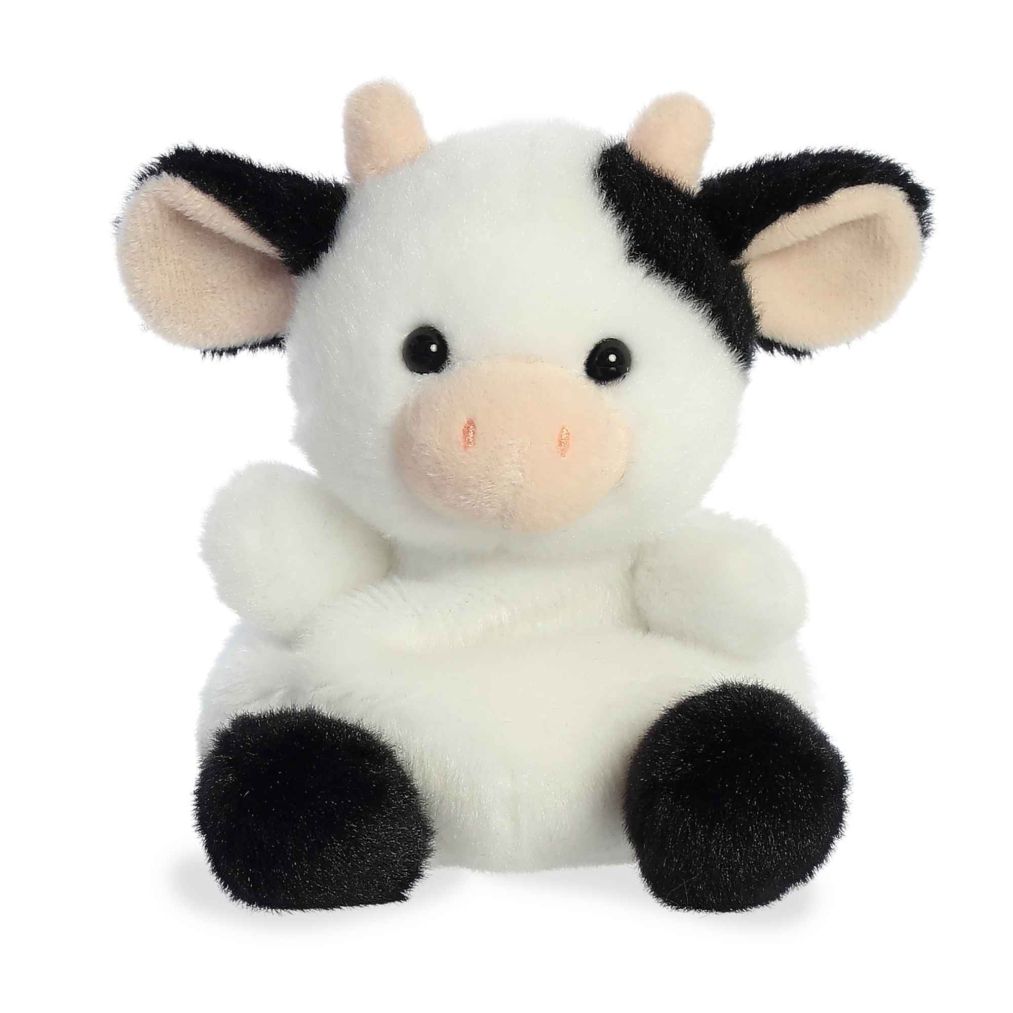 Palm Pals Sweetie Cow Plush Toy Stuffed Animal, 5 in