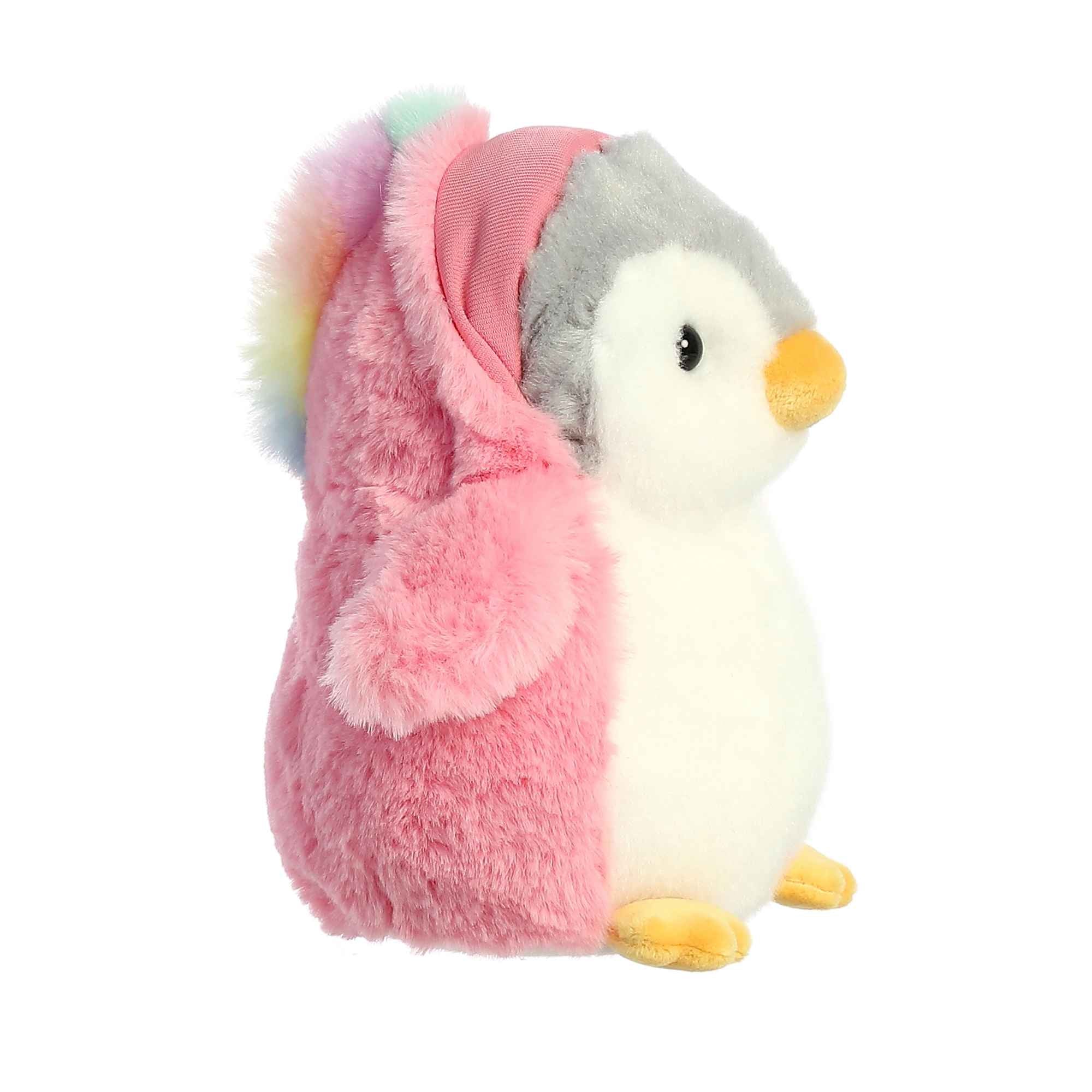 PomPom Penguin Unicorn Plush Toy Stuffed Animal, 7 in