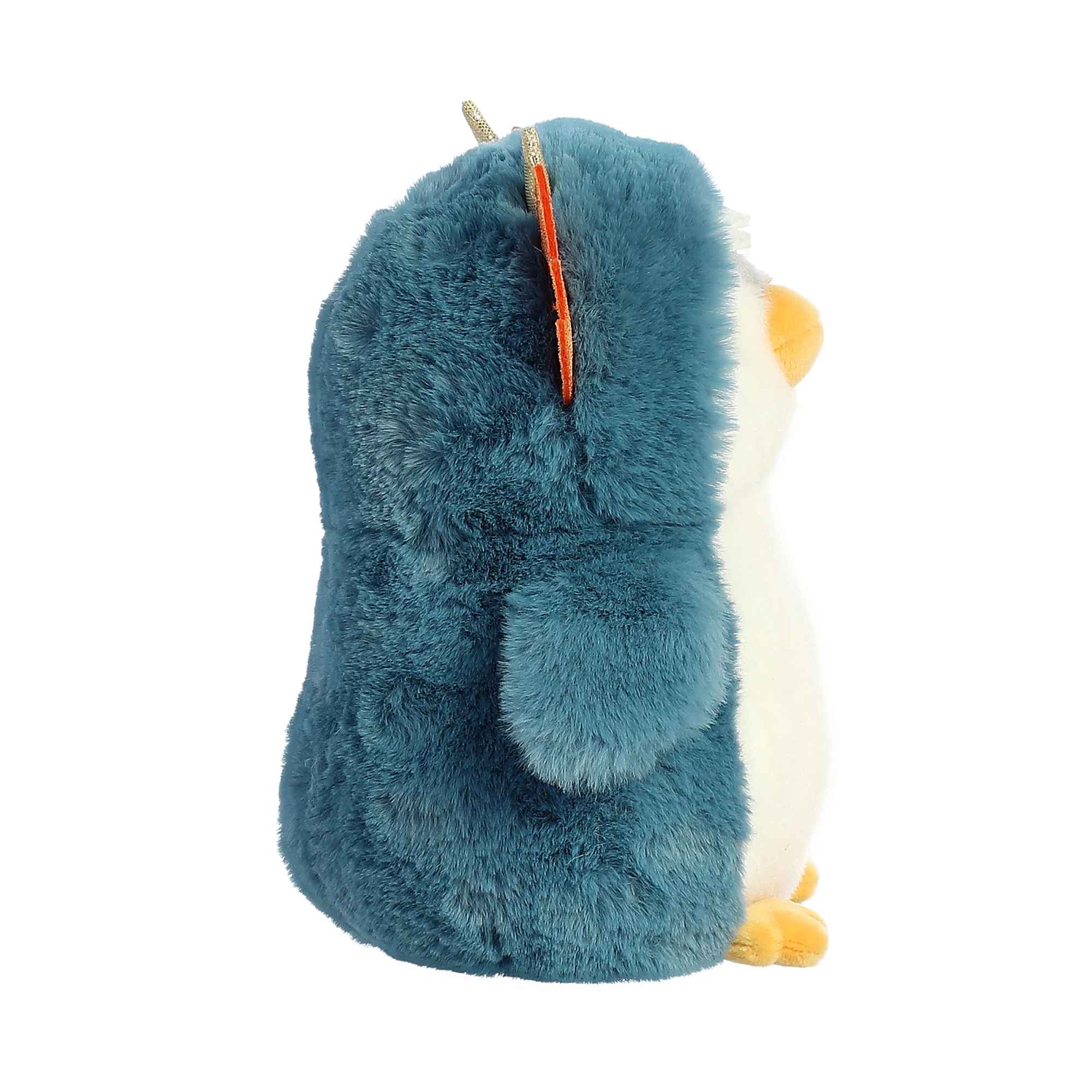 PomPom Penguin Dragon Plush Toy Stuffed Animal, 7 in