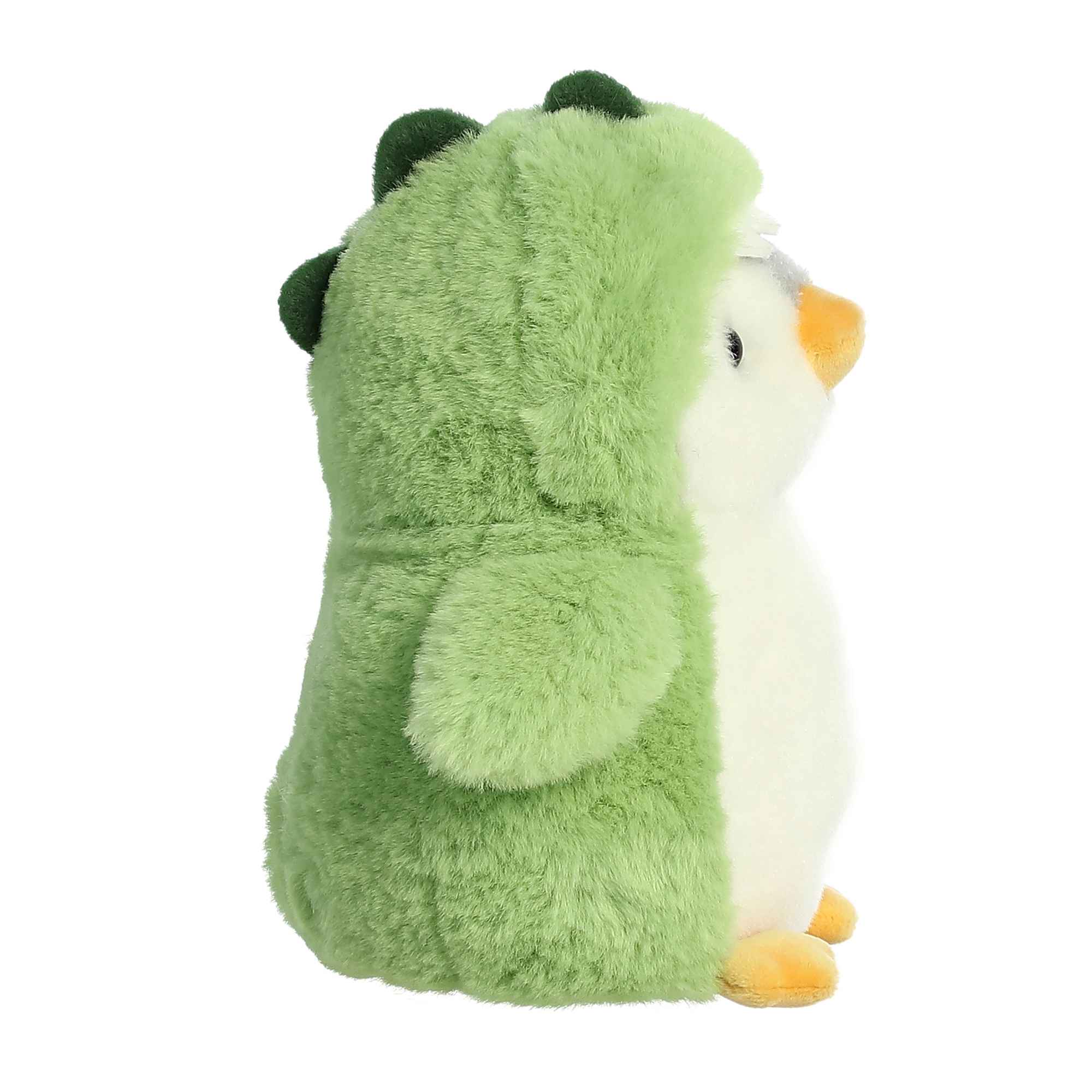 PomPom Penguin Dino Plush Toy Stuffed Animal, 7 in