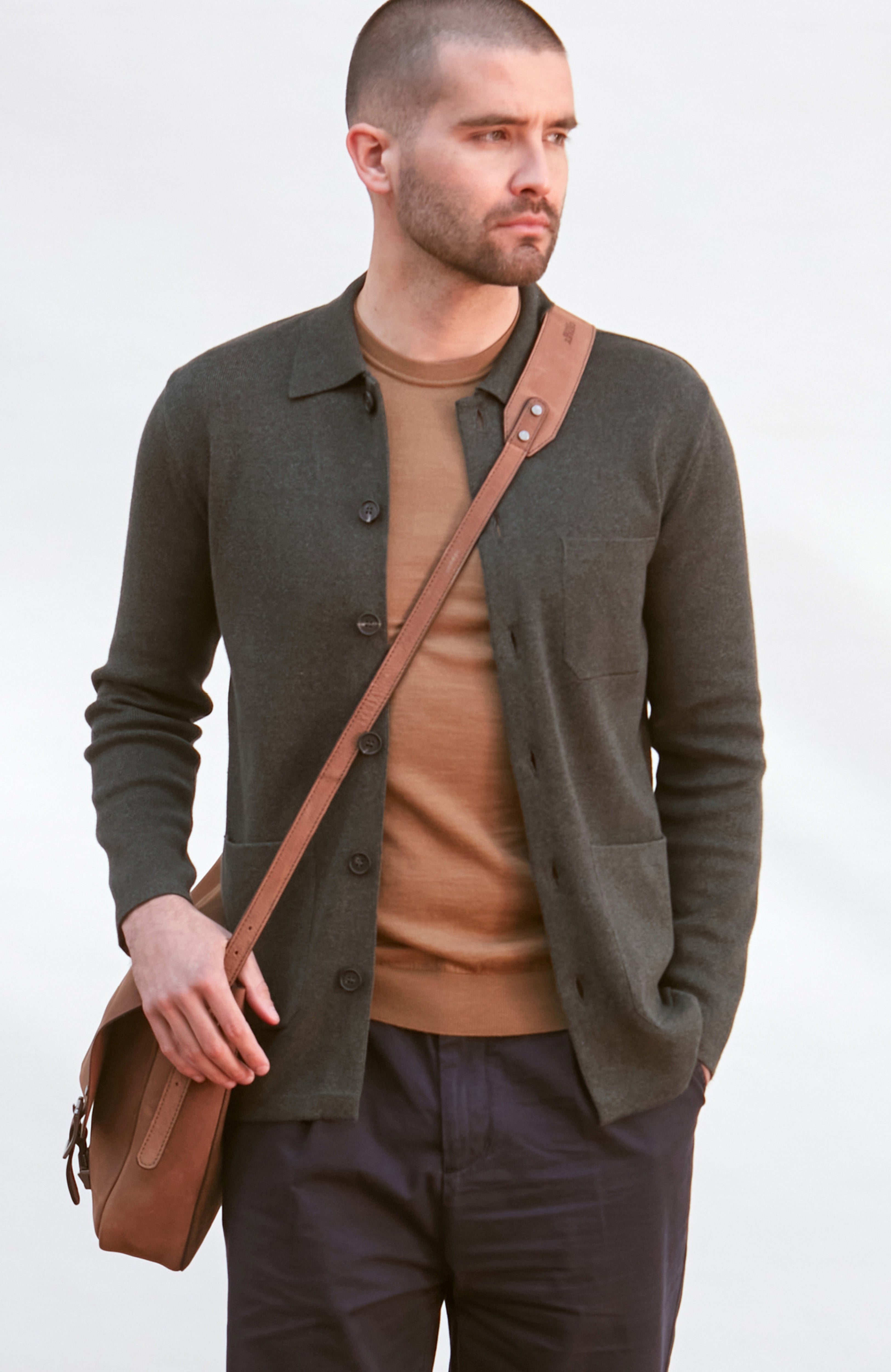 Mens Midweight Cotton Work Shirt