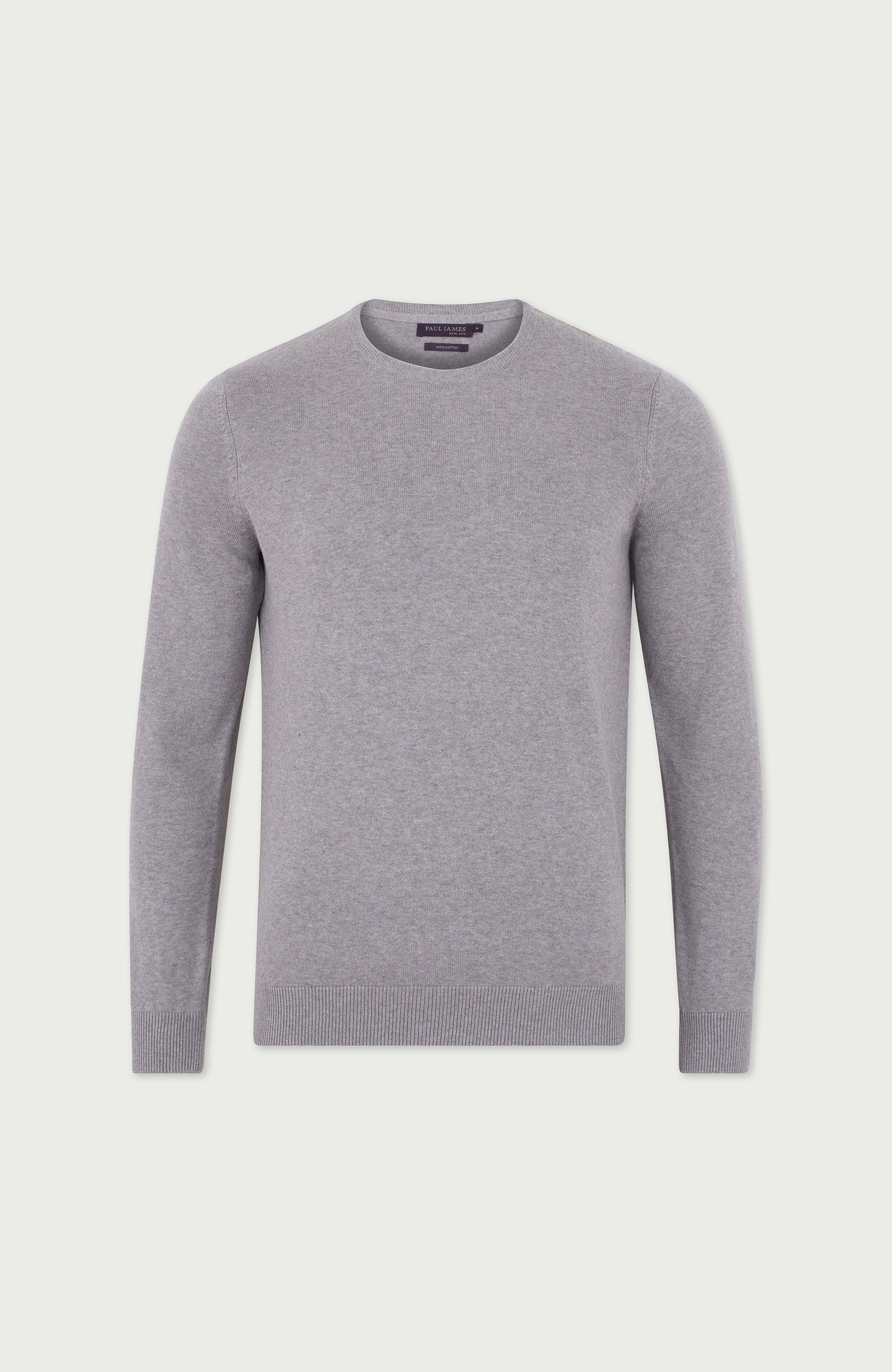 Men's Cotton Crew Neck Jumper