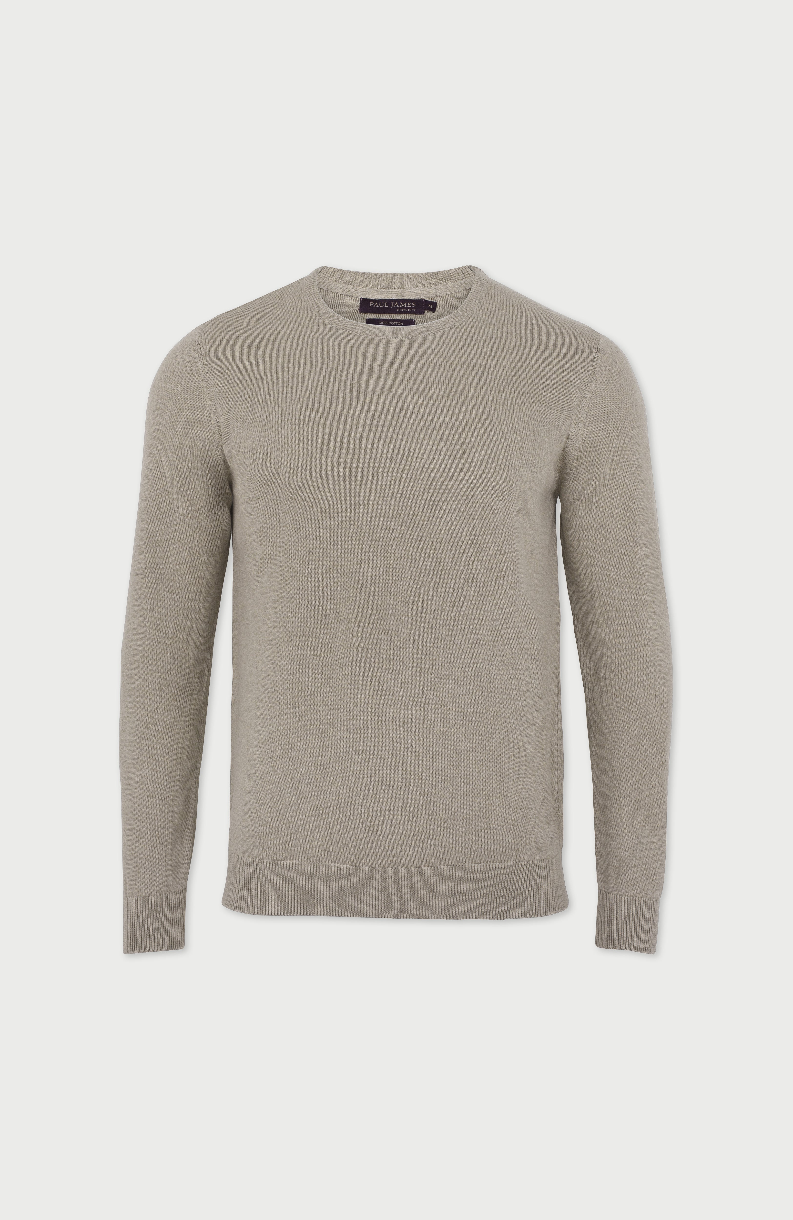 Men's Cotton Crew Neck Jumper