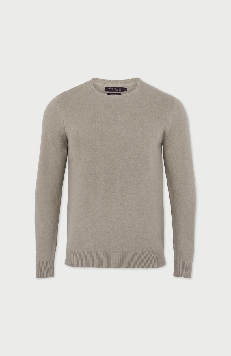 Men's Cotton Crew Neck Jumper
