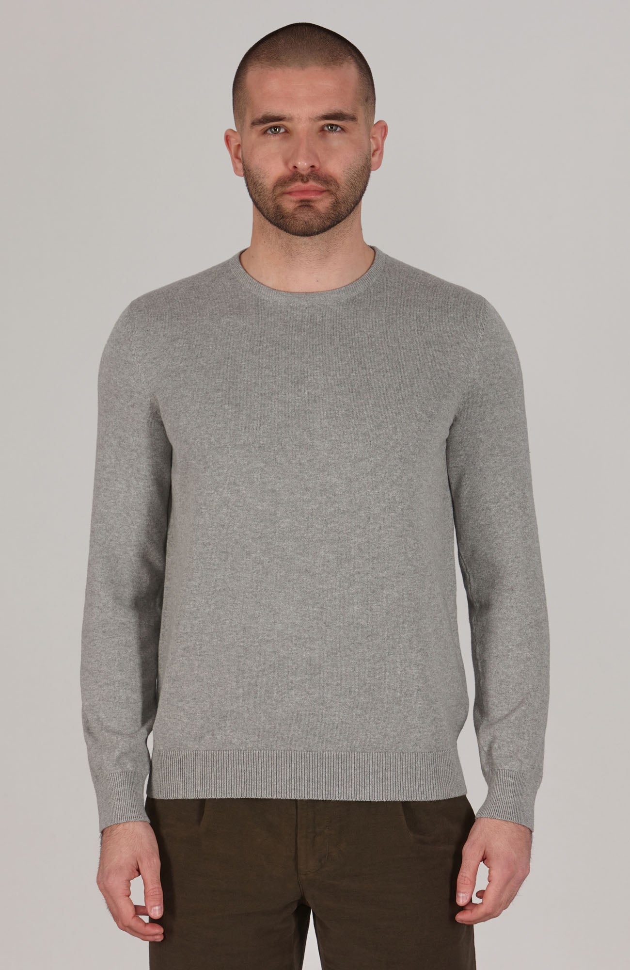 Men's Cotton Crew Neck Jumper