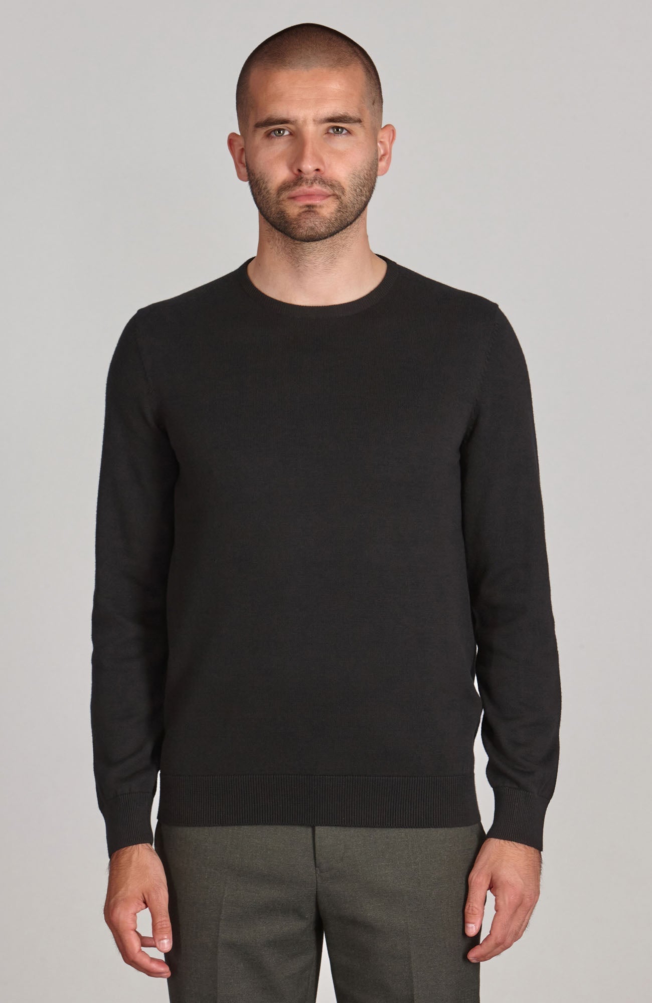 Men's Cotton Crew Neck Jumper